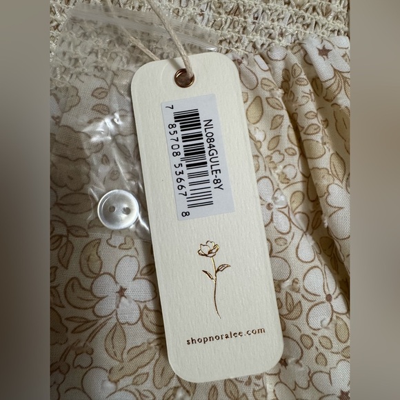 Noralee Daphne Dress Spring Fields Floral Smocked Puff Sleeve Dress Size 8Y NWT - Picture 13 of 15